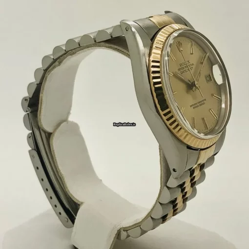 Amazing Clone Rolex Datejust 16013 Caliber 3035 Automatic Movement 36mm Gold/steel Case Mens/unisex Watch - Image 3