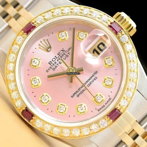 Fantastic Fake Rolex Lady-datejust 69173 Caliber 2135 Automatic Movement 26mm Steel Case Womens Watch