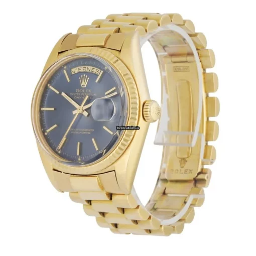 Fine Replica Rolex Day-date 36 1803 Automatic Movement 36mm Yellow Gold Case Mens/unisex Watch - Image 2