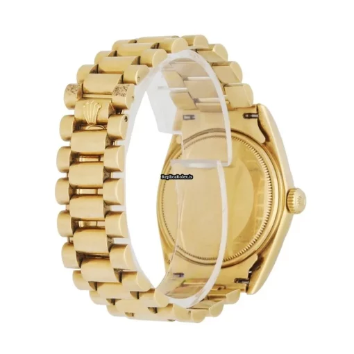 Fine Replica Rolex Day-date 36 1803 Automatic Movement 36mm Yellow Gold Case Mens/unisex Watch - Image 4