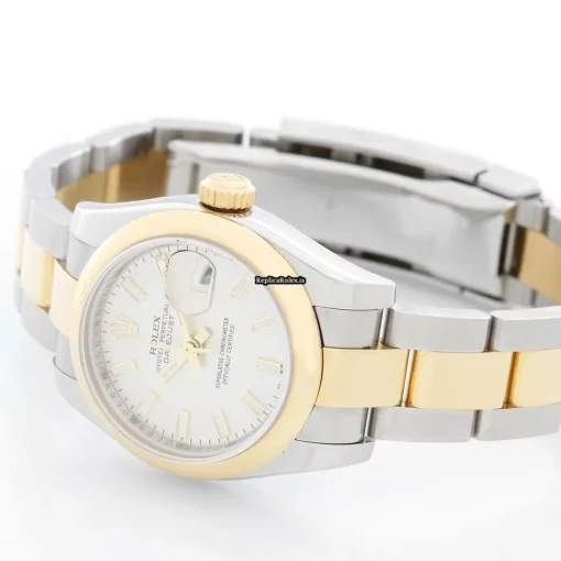 Unique Replica Rolex Lady-datejust 179163 Automatic Movement 26mm Gold/steel Case Womens Watch - Image 2