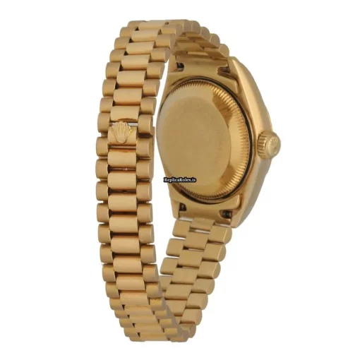 Fine Replica Rolex Lady-datejust 69178 Automatic Movement 26mm Yellow Gold Case Womens Watch - Image 4