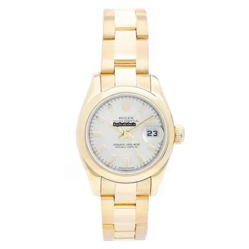 Fantastic Fake Rolex Lady-datejust 179168 Automatic Movement 26mm Yellow Gold Case Womens Watch