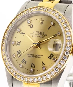 Amazing Replica Rolex Lady-datejust 68273 Caliber 2135 Automatic Movement 31mm Gold/steel Case Womens Watch