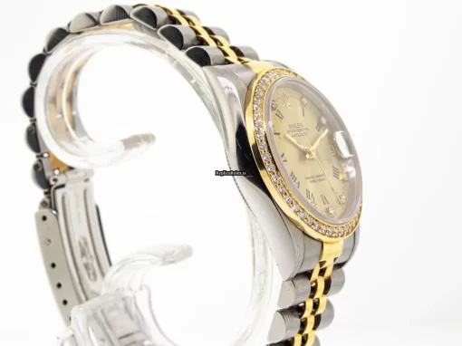 Amazing Replica Rolex Lady-datejust 68273 Caliber 2135 Automatic Movement 31mm Gold/steel Case Womens Watch - Image 6