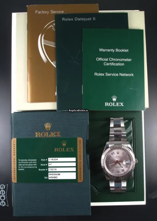 Attractive Fake Rolex Datejust II 116334 Caliber 3136 Automatic Movement 41mm Steel Case Mens/unisex Watch - Image 7