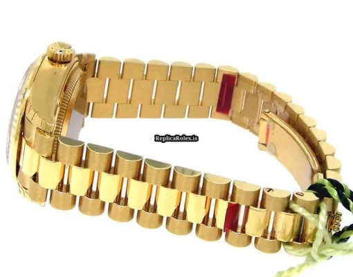Trustworthy Fake Rolex Lady-datejust 279178 Automatic Movement 28mm Yellow Gold Case Womens Watch - Image 4