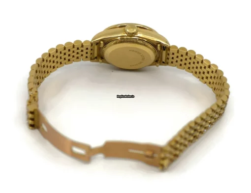 Best Replica Rolex Datejust 69068 Automatic Movement 26mm Yellow Gold Case Womens Watch - Image 3
