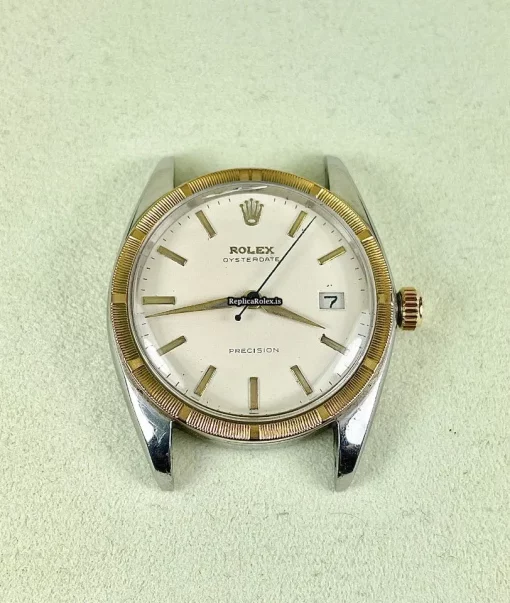 Fantastic Replica Rolex Oyster Precision 6694 Caliber 1225 Manual Winding Movement 34x40mm Steel Case Mens/unisex Watch