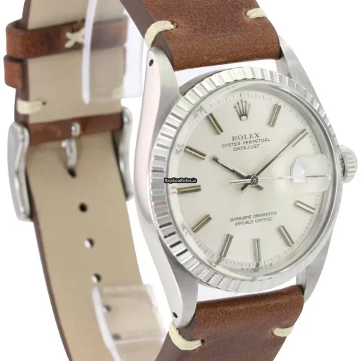 High Quality Knockoff Rolex Datejust 1603 Caliber 1570 Automatic Movement 36mm Steel Case Mens/unisex Watch - Image 3