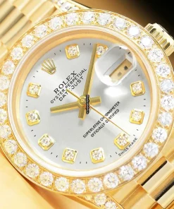 Fabulous Replica Rolex Lady-datejust 69178 Caliber 2135 Automatic Movement 26mm Yellow Gold Case Womens Watch
