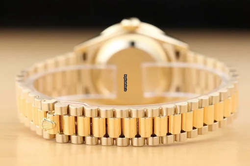 Fabulous Replica Rolex Lady-datejust 69178 Caliber 2135 Automatic Movement 26mm Yellow Gold Case Womens Watch - Image 10