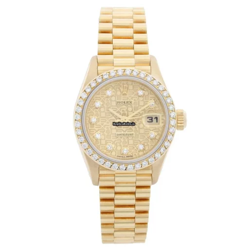 Design Replica Rolex Lady-datejust 79138 Automatic Movement 26mm Yellow Gold Case Womens Watch