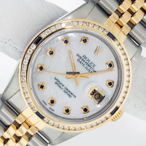 Affordable Fake Rolex Datejust 16013 Caliber 3035 Automatic Movement 36mm Gold/steel Case Mens/unisex Watch
