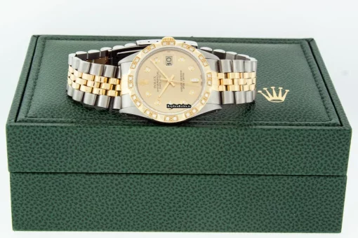 Special Fakes Rolex Datejust 16013 Caliber 3135 Automatic Movement 36mm Gold/steel Case Mens/unisex Watch - Image 8