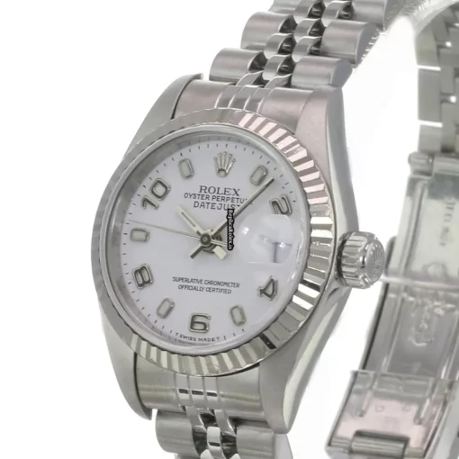 Top Fakes Rolex Lady-datejust 69174 Caliber 2135 Automatic Movement 26mm Steel Case Womens Watch - Image 3