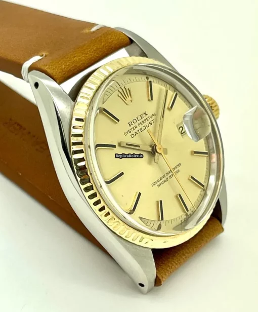 High Quality Imitation Rolex Datejust 1601 Caliber 1570 Automatic Movement 36mm Gold/steel Case Mens/unisex Watch - Image 2