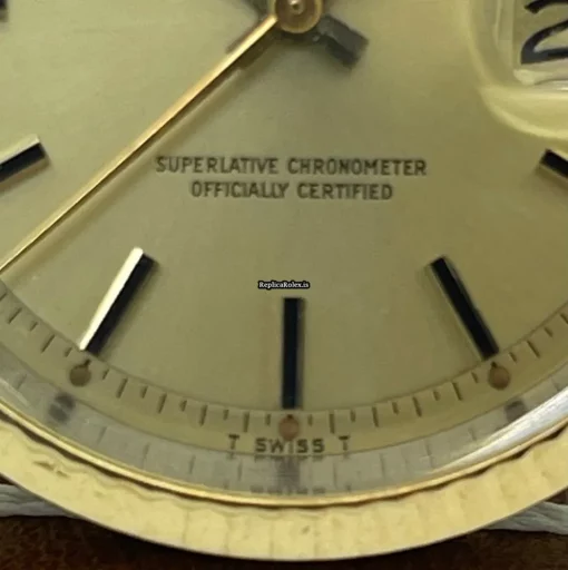 High Quality Imitation Rolex Datejust 1601 Caliber 1570 Automatic Movement 36mm Gold/steel Case Mens/unisex Watch - Image 6
