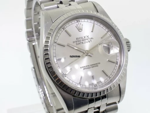 Great Clone Rolex Datejust 16220 Automatic Movement 36mm Steel Case Mens/unisex Watch - Image 10