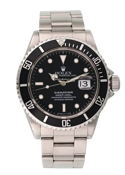 Excellent Replica Rolex Submariner Date 16610 Caliber 3135 Automatic Movement 40mm Steel Case Mens/unisex Watch - Image 2