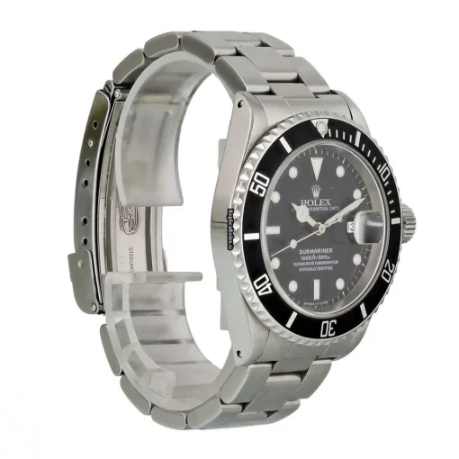 Excellent Replica Rolex Submariner Date 16610 Caliber 3135 Automatic Movement 40mm Steel Case Mens/unisex Watch - Image 3