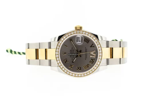 Durable Replica Rolex Lady-datejust 178273 Caliber 2235 Automatic Movement 31mm Gold/steel Case Womens Watch - Image 4