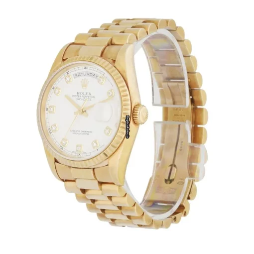 Terrific Knockoff Rolex Day-date 36 18238 Automatic Movement 36mm Yellow Gold Case Mens/unisex Watch - Image 2