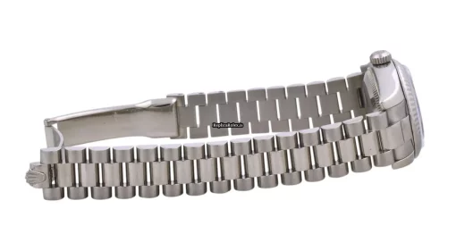 Nice Replica Rolex Lady-datejust 179179 Caliber 2235 Automatic Movement 26mm White Gold Case Womens Watch - Image 4