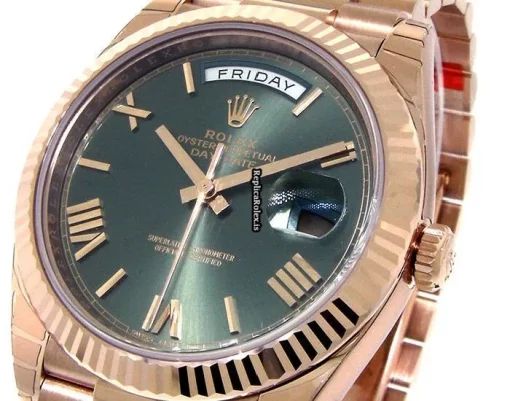 Suitable Fake Rolex Day-date 40 228235 Automatic Movement 40mm Rose Gold Case Mens/unisex Watch - Image 2
