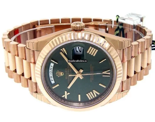 Suitable Fake Rolex Day-date 40 228235 Automatic Movement 40mm Rose Gold Case Mens/unisex Watch - Image 3