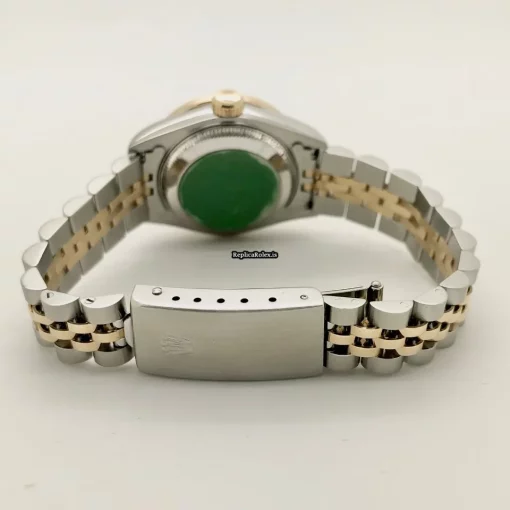 Great Imitation Rolex Lady-datejust 69173 Caliber 2135 Automatic Movement 26mm Gold/steel Case Womens Watch - Image 6