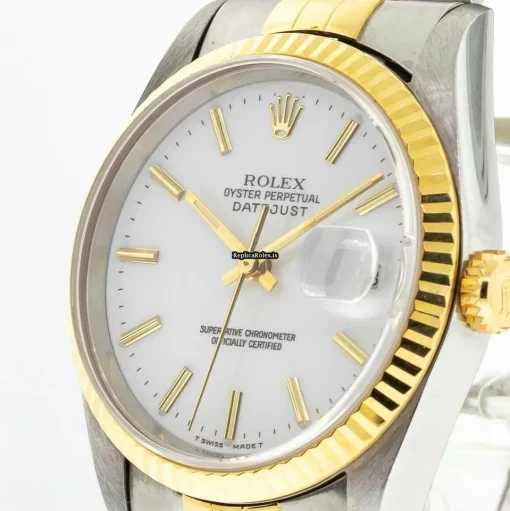 Good Replica Rolex Datejust 16233 Caliber 3135 Automatic Movement 36mm Gold/steel Case Mens/unisex Watch