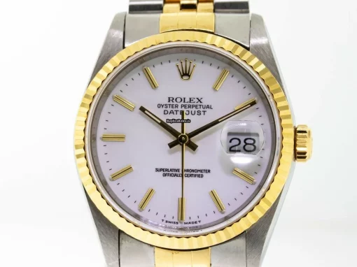 Good Replica Rolex Datejust 16233 Caliber 3135 Automatic Movement 36mm Gold/steel Case Mens/unisex Watch - Image 3
