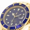 Inexpensive Knockoff Rolex Submariner Date 16618 Caliber 3135 Automatic Movement 40mm Yellow Gold Case Mens/unisex Watch