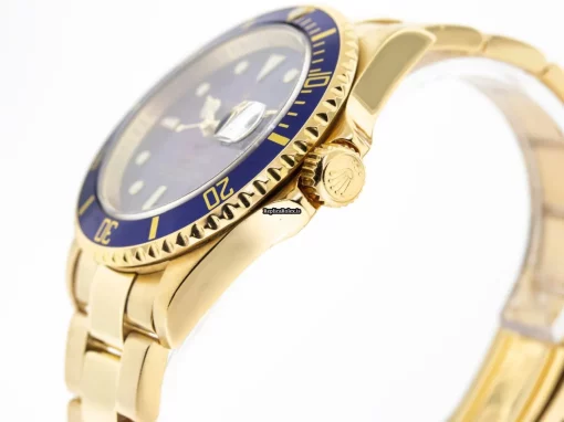 Inexpensive Knockoff Rolex Submariner Date 16618 Caliber 3135 Automatic Movement 40mm Yellow Gold Case Mens/unisex Watch - Image 6