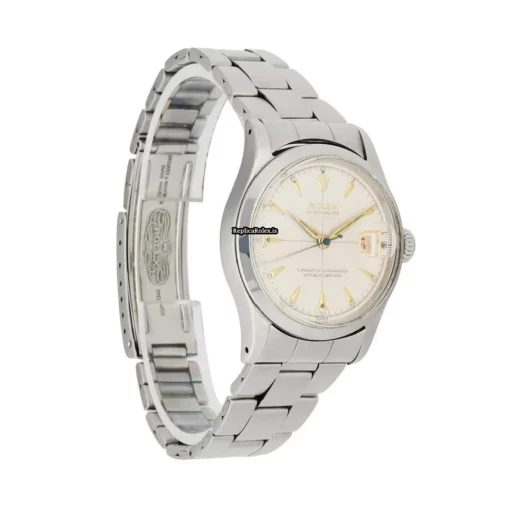 Quality Replica Rolex Oyster Perpetual Date 6518 Manual Winding Movement 34mm Steel Case Mens/unisex Watch - Image 3