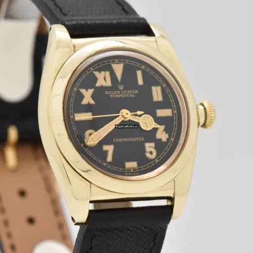 Terrific Replica Rolex Bubble Back 3696 Caliber 645 Automatic Movement Watch