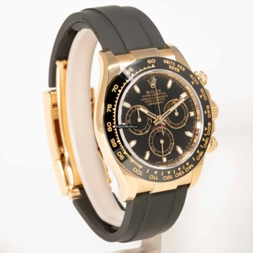 Distinctive Replica Rolex Daytona 116518ln-0040 Caliber 4130 Automatic Movement 40mm Yellow Gold Case Mens/unisex Watch - Image 4