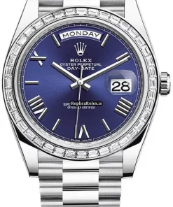 Aaa Fake Rolex Day-date 40 228396tbr Automatic Movement 40mm Platinum Case Mens/unisex Watch