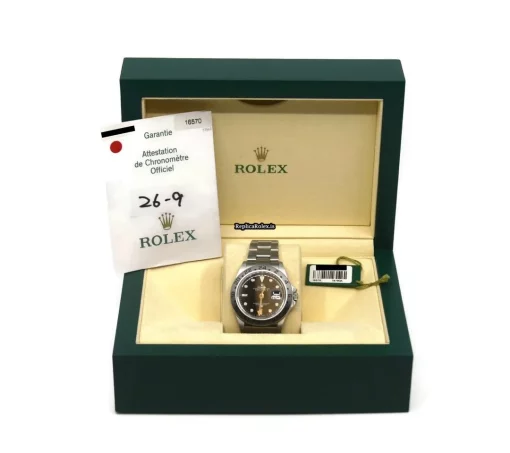 Top Replica Rolex Explorer II 16570 Caliber 3185 Automatic Movement 40mm Steel Case Mens/unisex Watch - Image 4
