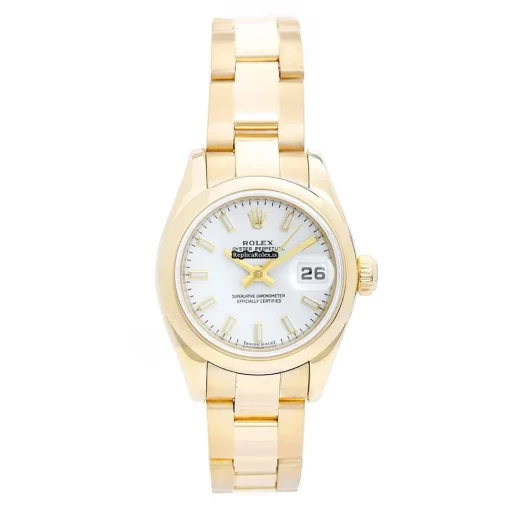 Great Replica Rolex Lady-datejust 179168 Automatic Movement 26mm Yellow Gold Case Womens Watch