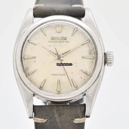 Stylish Fake Rolex Oyster Perpetual 6098 Caliber 775 Automatic Movement Watch - Image 3