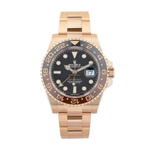 Fabulous Fake Rolex Gmt-master II 126715chnr Caliber 3285 Automatic Movement 40mm Rose Gold Case Mens/unisex Watch