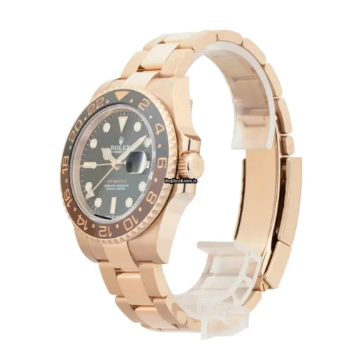 Fabulous Fake Rolex Gmt-master II 126715chnr Caliber 3285 Automatic Movement 40mm Rose Gold Case Mens/unisex Watch - Image 2