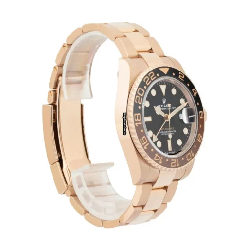 Fabulous Fake Rolex Gmt-master II 126715chnr Caliber 3285 Automatic Movement 40mm Rose Gold Case Mens/unisex Watch - Image 6