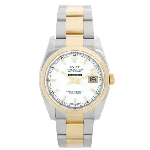 Incredible Copies Rolex Datejust 116203 Automatic Movement 36mm Gold/steel Case Mens/unisex Watch