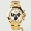 Incredible Knockoff Rolex Daytona 116528 Caliber 4130 Automatic Movement 40mm Yellow Gold Case Mens/unisex Watch