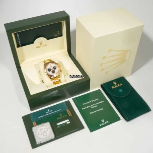 Incredible Knockoff Rolex Daytona 116528 Caliber 4130 Automatic Movement 40mm Yellow Gold Case Mens/unisex Watch - Image 6