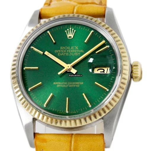 Cool Copies Rolex Datejust 16013 Caliber 3035 Automatic Movement 36x43mm Gold/steel Case Mens/unisex Watch