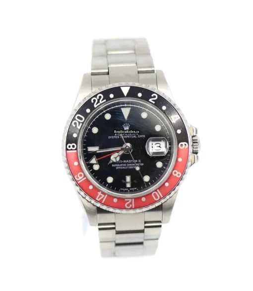 Perfect Replicas Rolex Gmt-master II 16710 Caliber 3185 Automatic Movement 40mm Steel Case Mens/unisex Watch